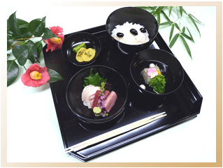 偲膳(飯物・椀物・香物・向附)